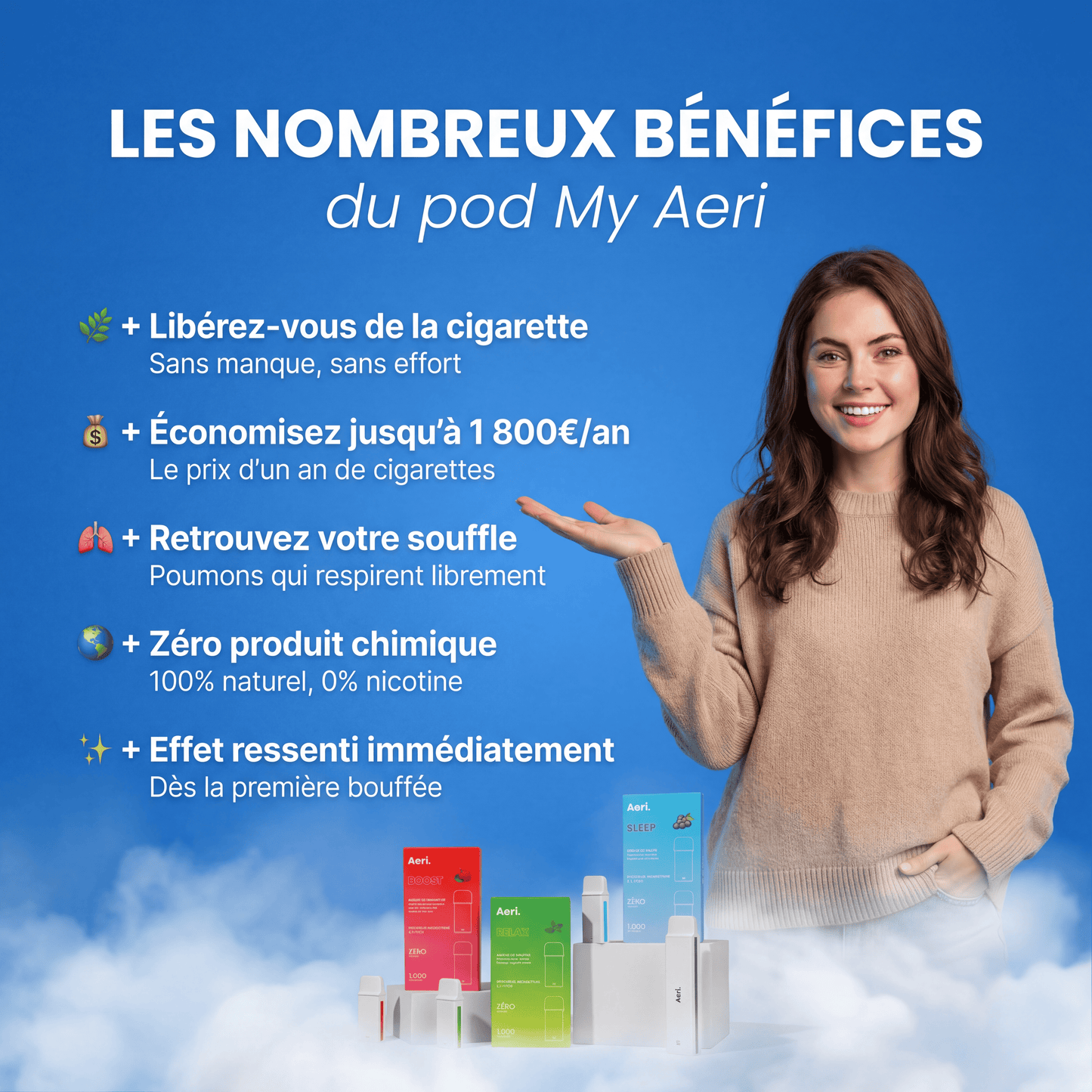 PACK MY AERI - Batterie + X2 Pods